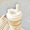 500/850ml Water Straw Bottles with Lid Straw Large Capacity Water Bottle  Coffee Cups