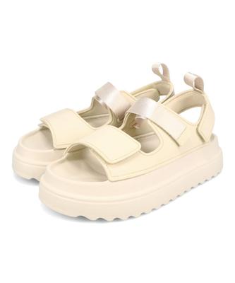 Oriental Traffic OT3228 Plateau Klettverschluss Größe E Damen Sandalen, 23.5cm,