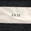 AKM Long sleeve waffle Cut M black Men's Used