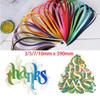 3/5/7/10mm NEUES DIY Bastel Quilling Papier Origami Werkzeug Handgemacht Einfarbige Farbe