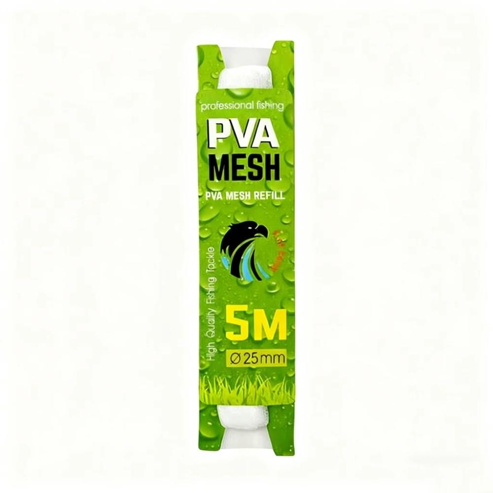 Water-soluble PVA Fishing Mesh 18/25/37/44MM Diameter Fishing Nest Refill for Carp Fishing