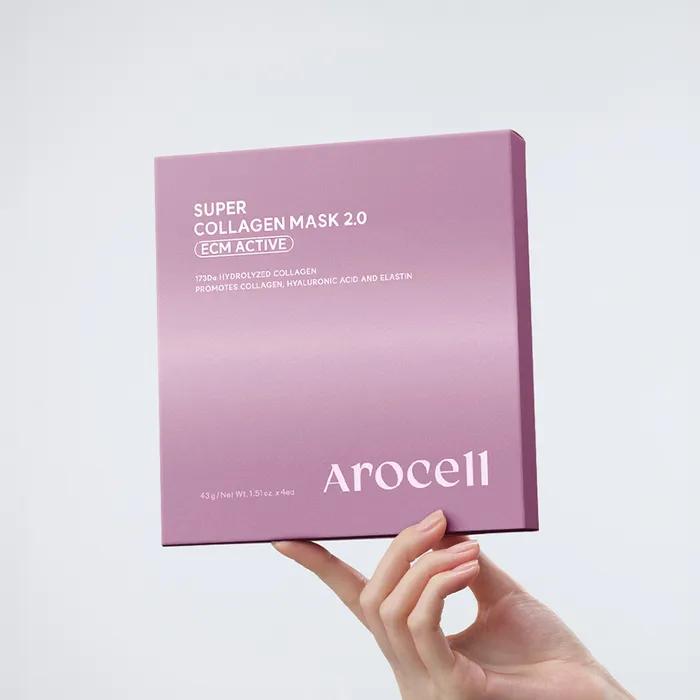 [4 Sheets] [Overwhelming Thickness 43g] Super Collagen Gel Mask 2.0 ECM ACTIVE