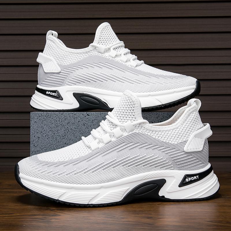 Fashion New Breathable Men's Vulcanized Shoes Outdoor Casual Sneakers Summer Thick Bottom Low Top Casual Shoes Treking Footwear Trainers