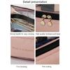 Portable Beauty Storage Case Elegant Make Up Organizers with Double Layer Convenience for Students and Travellers