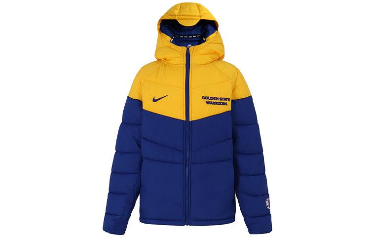 Nike Padded Jacket Blue Yellow Multicolor Kids 3Z2B7FEXT-WAR XL