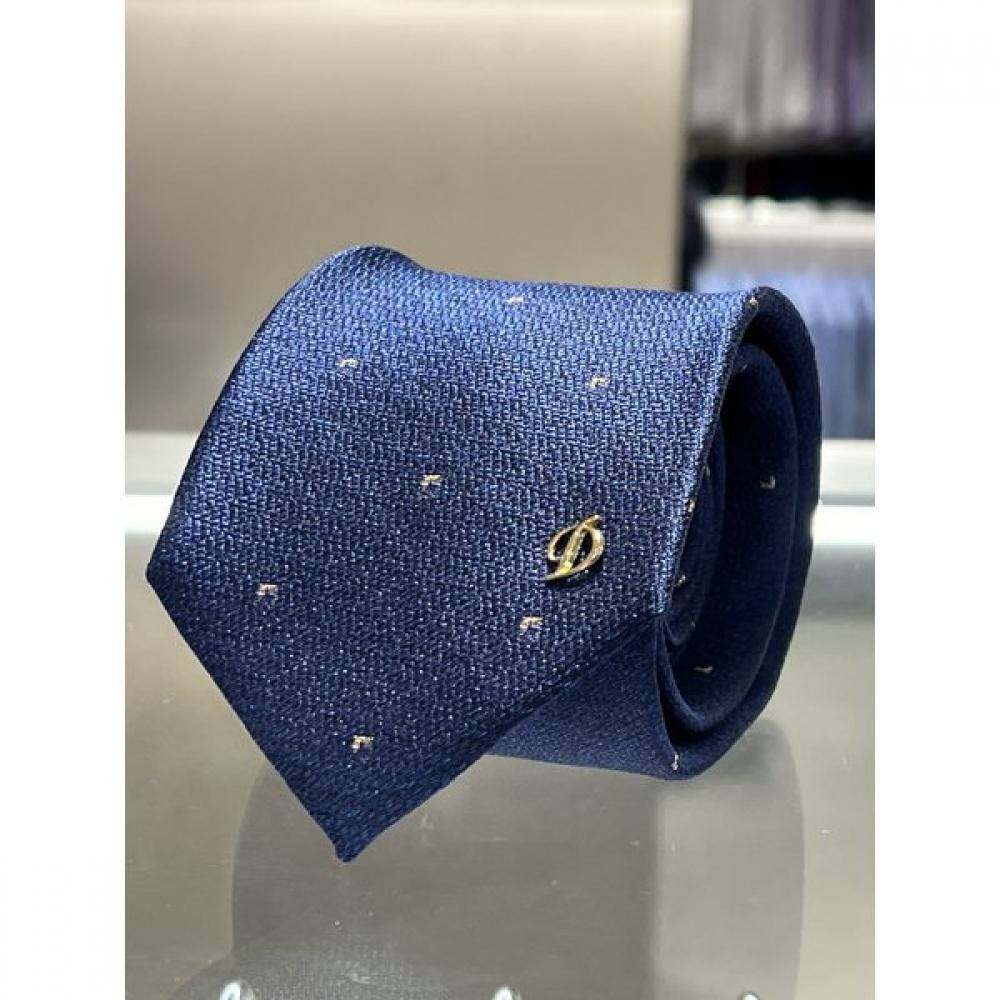 

S.t. Dupont Simple Motif Mixed Gold Thread All Over Tie Te4fm61ka028tny Single option