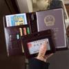 Purse Travel Wallet Passport Cover Passport Clip Creative Storage Card Bag  Men