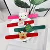 Creative Christmas & Halloween Snap Bracelet with Cartoon Reindeer, Pumpkin, Vampire, and Monster Designs
