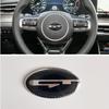 1Pc 3D Aluminium Car Steering Wheel Center Emblem Badge Sticker Decal for K2 K3 K5 KX5 GT Forte Rio Optima Sorento Accessories