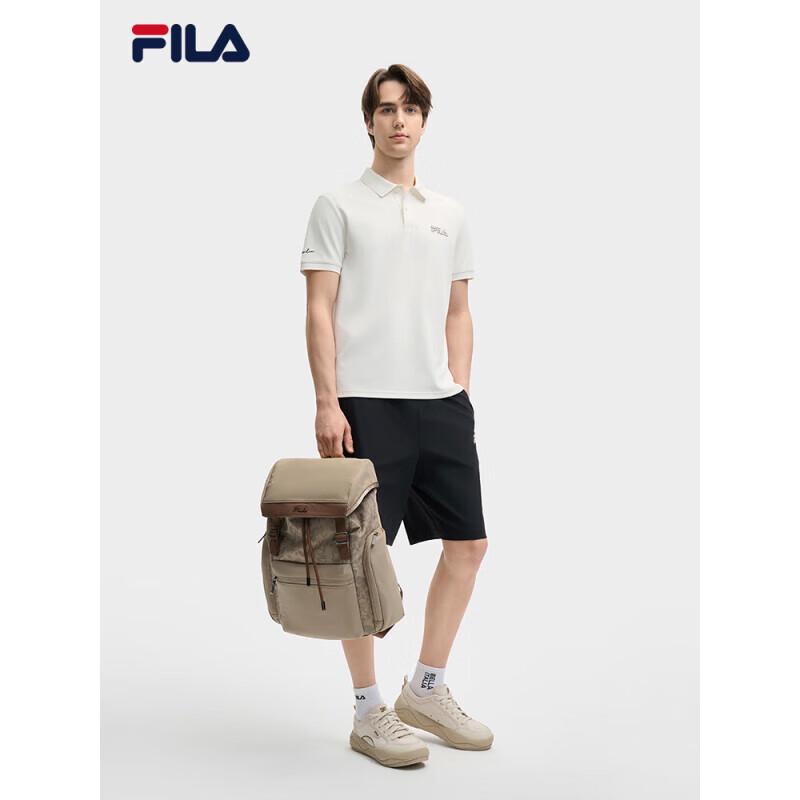 FILA Men s Knitted Short-Sleeve Polo Shirt