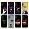 G-Green D-Day Band Phone Case For Samsung S26,S25,S24,S21,S22,S23,S30,Ultra,S20,FE,Lite,10,9,Black Cover