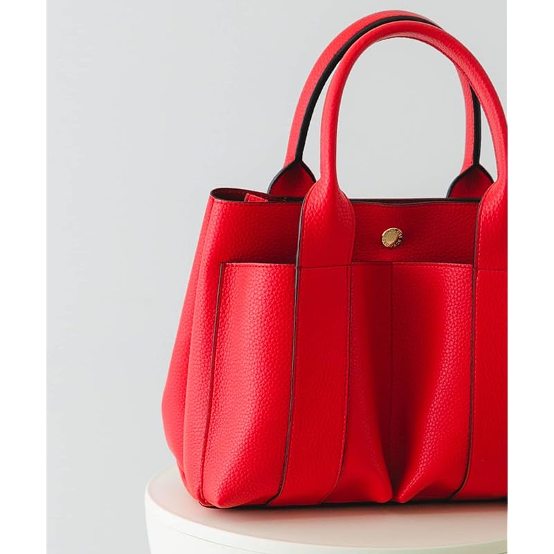 [Rodesco] bag tote bag “Product worn in drama” Petit double pocket tote bag ladies XX36-2AW0307 RED one