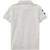 Polo Ralph Lauren Solid Color Logo Short Sleeve Polo Shirt Kids Tops Gray CWPOKNIBN810109-D86