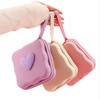 Charger Lid Storage Bag, Cute 3D Heart-shaped Wave Design Charger Protector Travel Storage Box, Headphone Cable Protector Cable