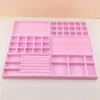 New Stackable Velvet Jewelry Storage Box Velvet Multicolor Organizer Trays Earring Holder Ring Bracelet