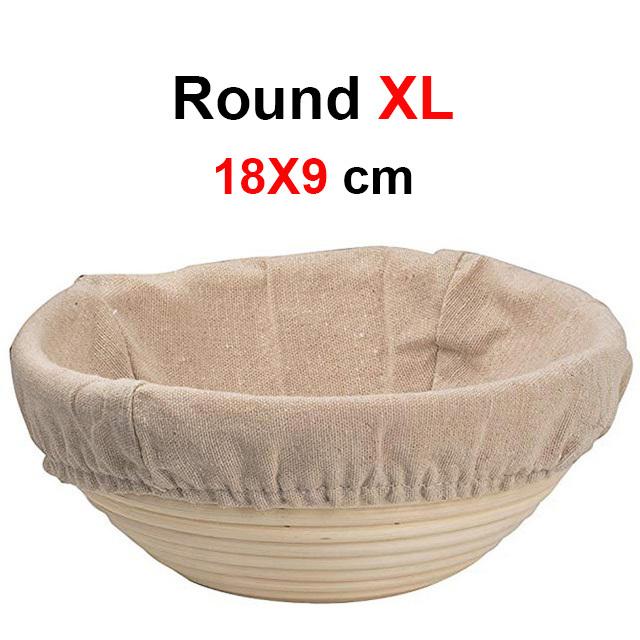 Round /Oval Bread Fermentation Natural  Rattan Basket Country Bread Baguette Dough Mass Proofing Tasting Proving Baskets BakerySupplies