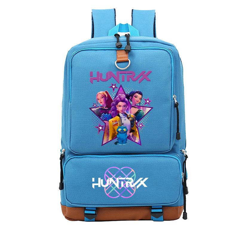 Anime Cartoon Peripheral Korean Version Student Schoolbag Large Capacity Leisure Travel Bag Personalized Printing Backpack