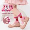 Girls' Summer Breathable Pure Cotton Mesh Socks - Lightweight & Short for Children
