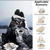 1PC Owl Art Print Blanket - Soft Warm All-Season Throw for Sofa, Bed, Car, Office, Throw For Sofa yy250916111