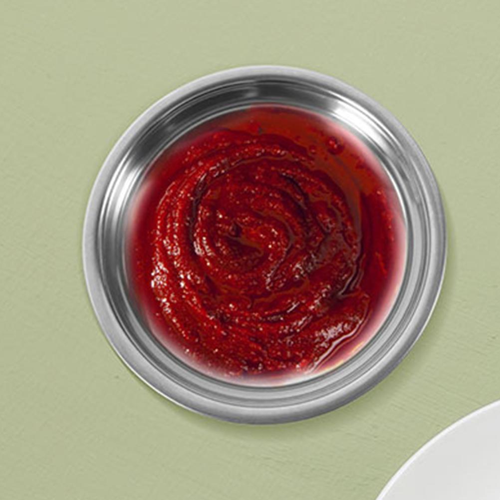 10 Pcs Sauce Dish Stainless Steel Dipping Bowls Round Metal Plates Food Flavor Seasoning Dishes Small Gear Serving Plates