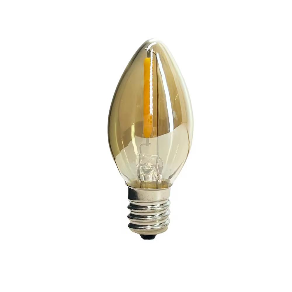 10Pcs/Pack E12 E14 Led Filament Lamp AC220V Edison Bulb Lights Retro Lamp 2200K Lighting For Living Room LED Bulbs Warm White