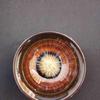 Jian Zhan Kiln-Change Ceramic Sand Gold Tea Cup - Hat-Shaped Tea Tasting Bowl