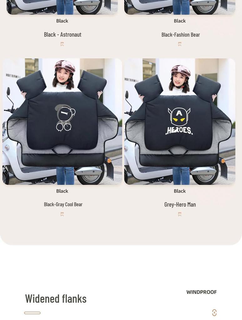 Universell Elfordon Vindruta Vindsäker Vaddering - Fleecefodrad för Vinter och Alla Säsonger