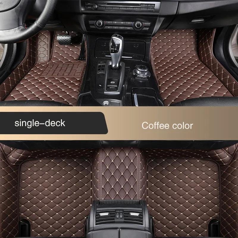 Car Floor Mats Special Waterproof And Non-slip Leather Carpet For BMW 3 E90 2004-2012 Years Car Accessories