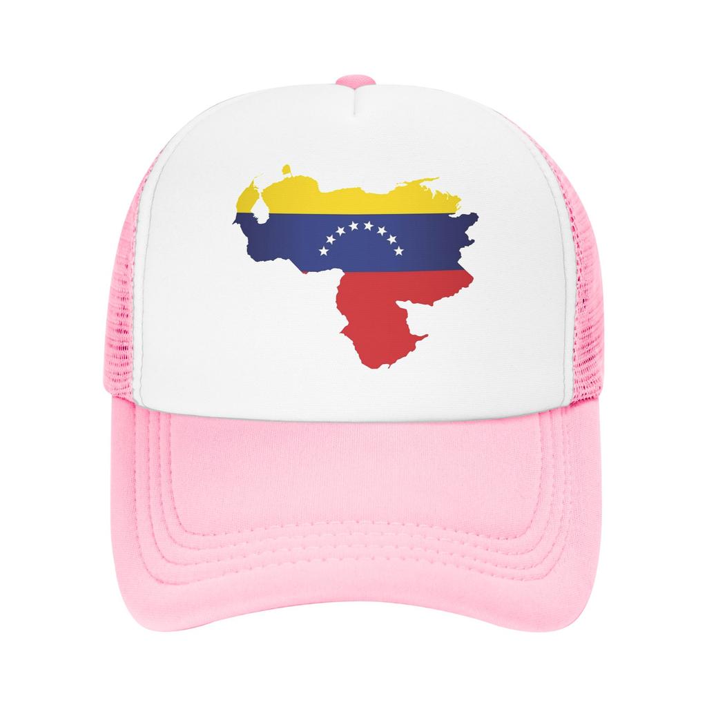 Venezuela Map Trucker Cap Adult HipHop Venezuelan Hats Trucker Hat Sports Cap Breathable Mesh Baseball Caps