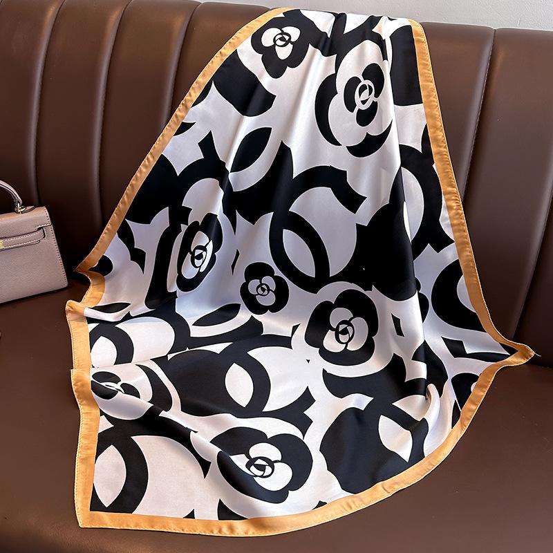 

Модные носовые платки, шейные платки, женские маленькие шали, накидки, банданы, головные платки 70 см EMA