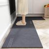 Hochwertiger Waschbarer Rutschfester Küchenteppich Lange Bodenteppiche und Teppich PVC Matte Matt für Küche Anti-Rutsch Badematten