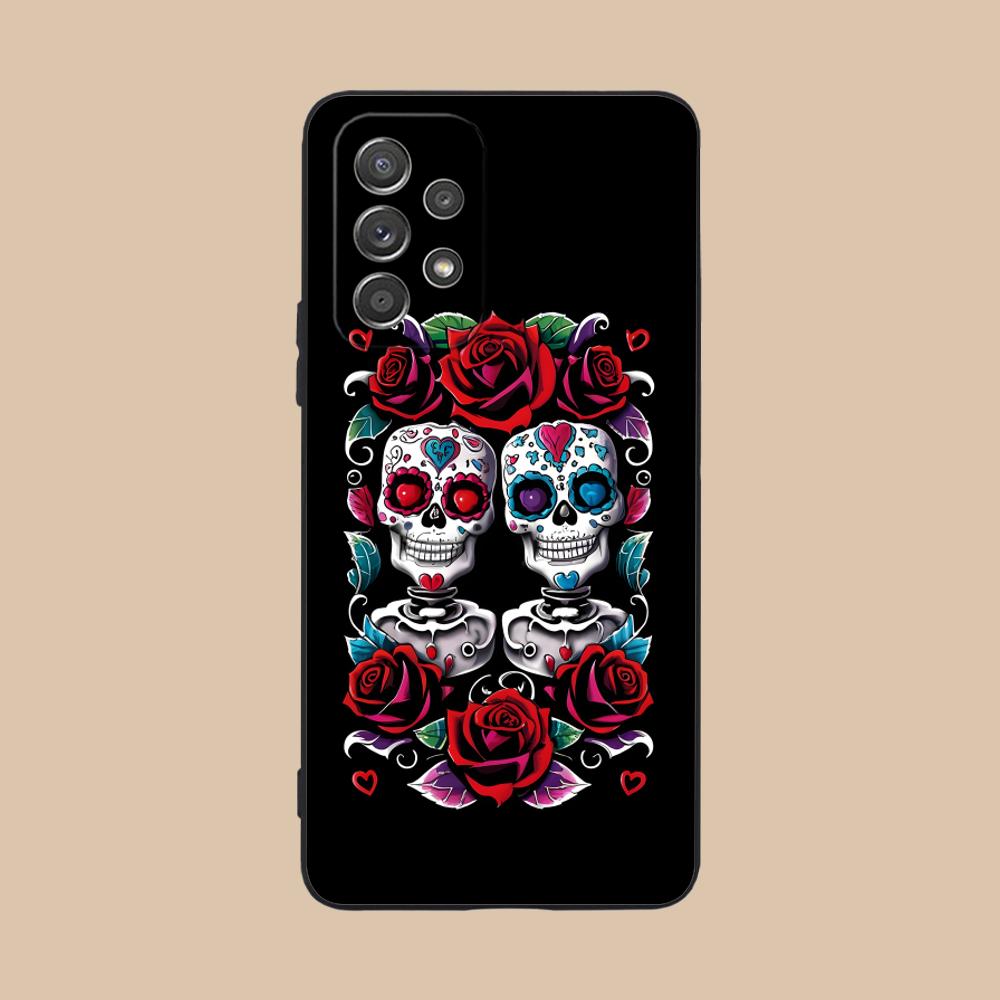 

Skull Lover Phone Case for Samsung Galaxy A73 72 71 70 56 55 54 53 52 36 35 34 23 16 15 5G Black Cover Cellphones Smartphone Galaxy A12 5G