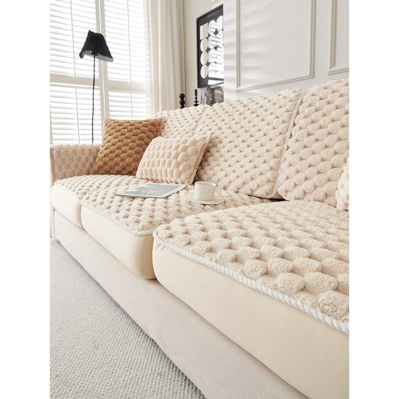 

Плюшевый чехол для дивана на спине «Черепаха», зимняя эластичная подушка, защита от царапин, универсальный универсальный чехол 60*60cm