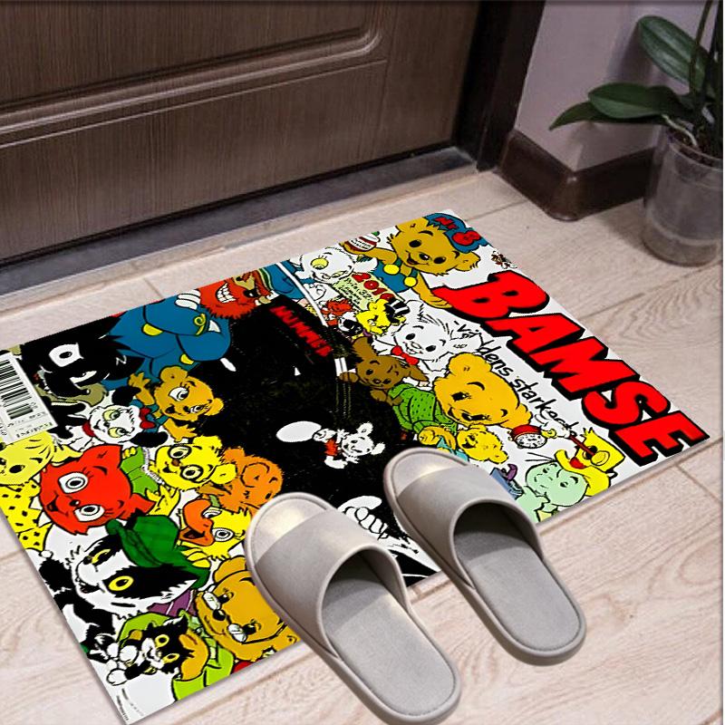 Bamse Pattern Rug, Indoor/Outdoor Mat, for Picnic, Gameroom, Bedroom, Office, Living Room, Home Decor Carpet, Birthday Gift