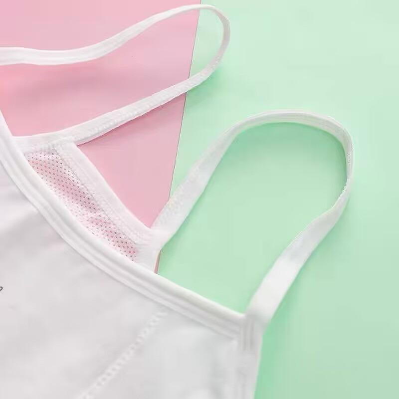 Girl  Cotton Sport Training Bra Kids Underwear Vest Crop Top