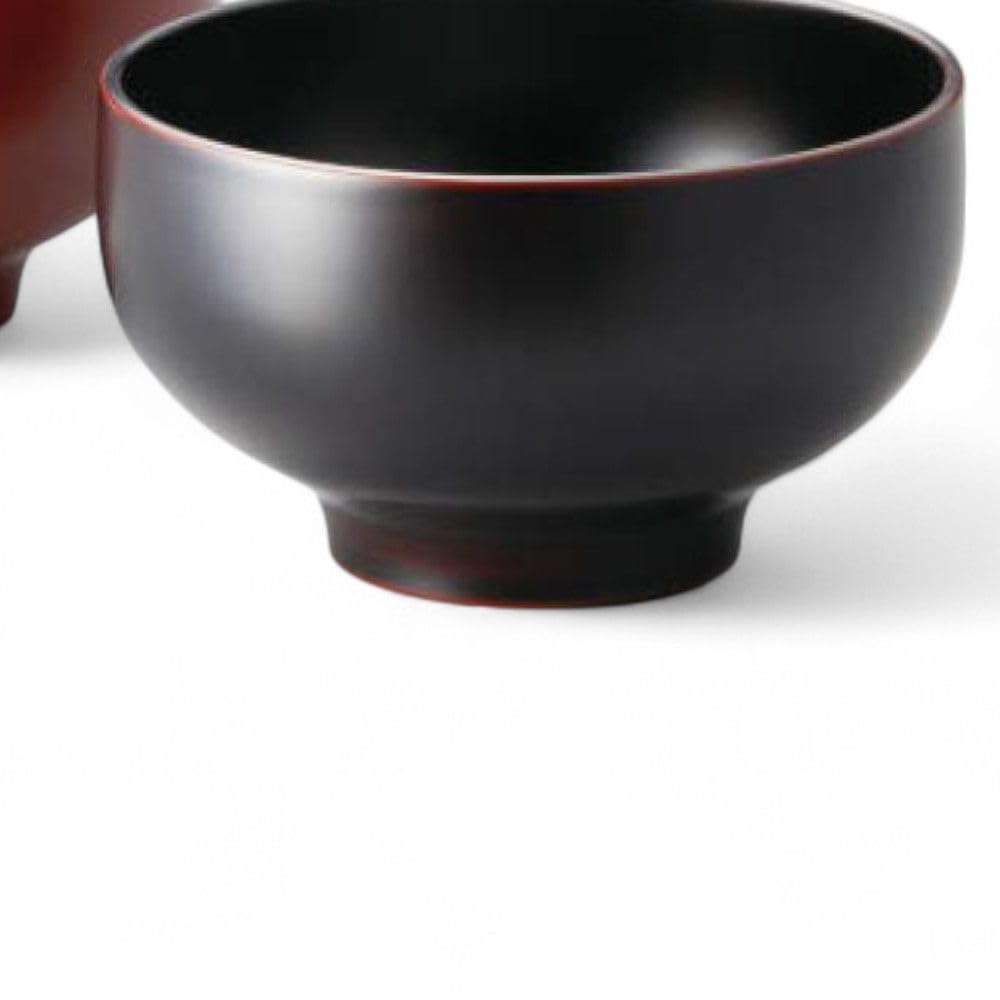 Set of 2 Lacquerware Made In J-kitchens Bowls, Wooden, Hand-Painted, Japan, PID-528640