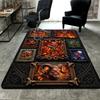 Demon Variations Pattern Rug Floor Mat for Living Room or Bedroom Soft and Comfortable Carpet a Gift for Birthday and Holiday.