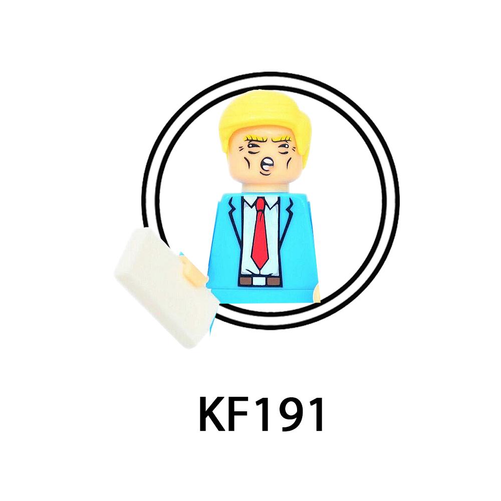 TP259-261 KF191 KF550 Знаменитые люди Конструктор Кирпичики Фигурки Лидер Персонаж Детские игрушки