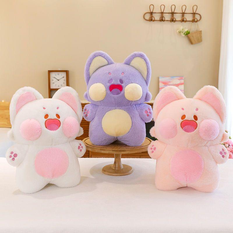 Neues Dudu Cat's Plüschtier Dudu Meow Puppe Puppe Geburtstagsgeschenk für Mädchen Lehrergeschenktag Beliebtes Matcha-grünes Spielzeug