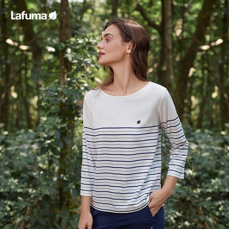 Lafuma Women's Quick-Dry 3/4 Sleeve Striped T-Shirt