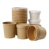 Leyongtu Disposable Paper Bowls, Soup Cups & Lids