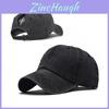 Cotton Adjustable Baseball Cap For Women With Sun Protection For Outdoor Activities