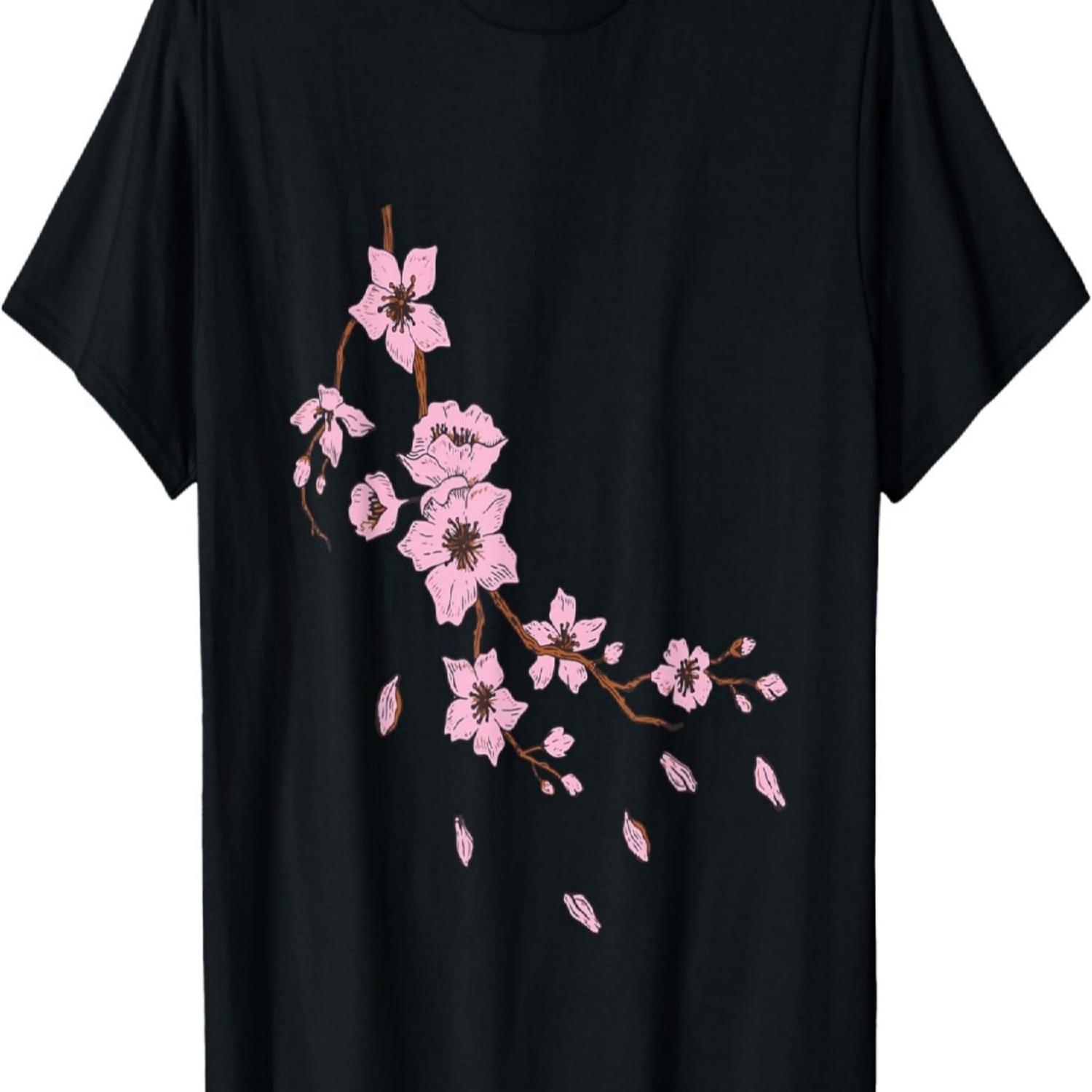 Sakura Tree Cherry Blossom Tree Cherry Flowers T-Shirt S