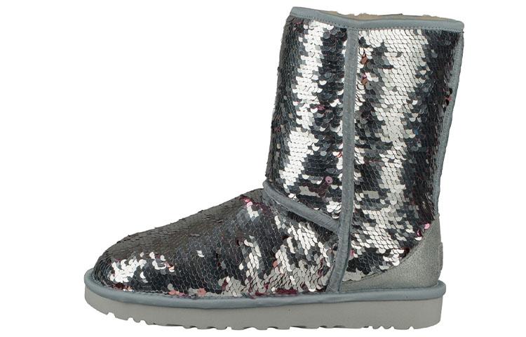 UGG Classic Short Sequin 'Silver' Women's 1094982-SLVR