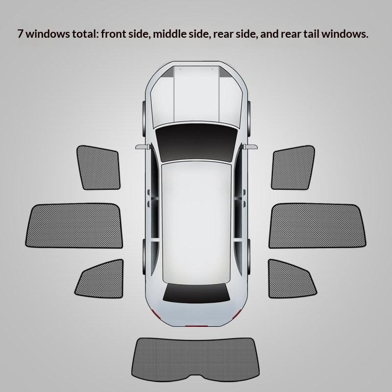 For Li Lixiang L6 I6 L7 L8 I8 L9 Car Window Sunshade Sun Protection Heat Insulation Curtain Privacy Sun Visor Car