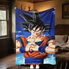 1PC DRAGON BALL Print Flannel Blanket, High quality All Seasons, Home Decor, Warmth and Comfort, Perfect for Christmas Gifts