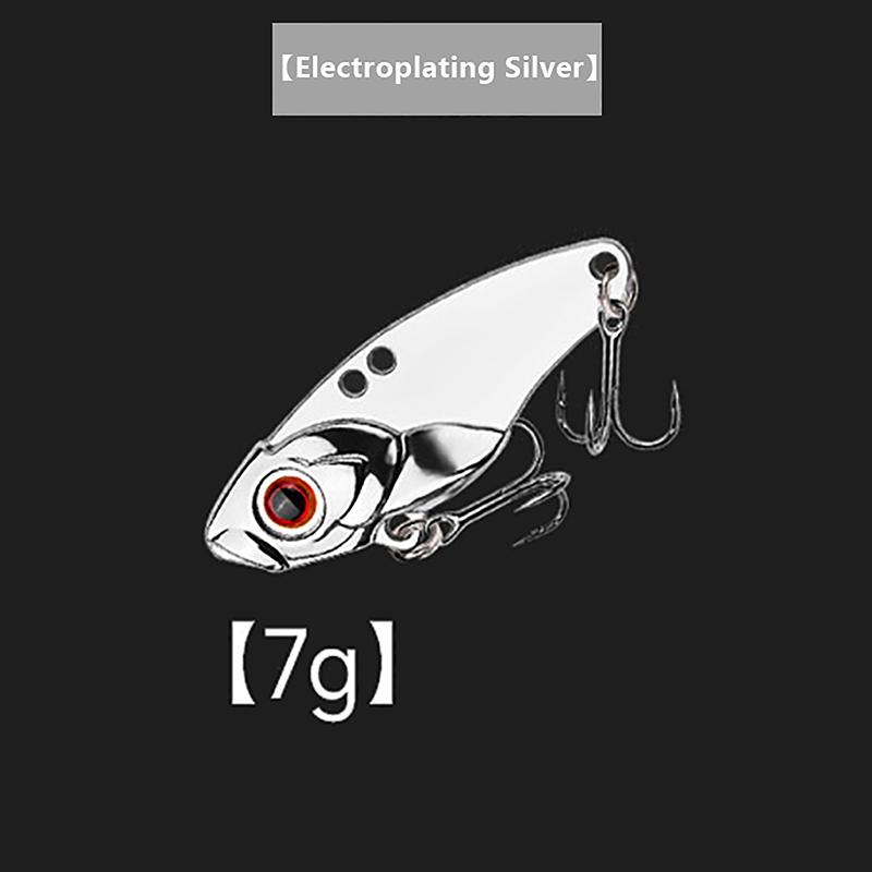 1Pcs 3.5-15G Metal Spinner Fishing Bait Vib Spoon Fishing Lure Crankbait Bass Artificial Hard Baits Cicada Vib Fishing Tackle