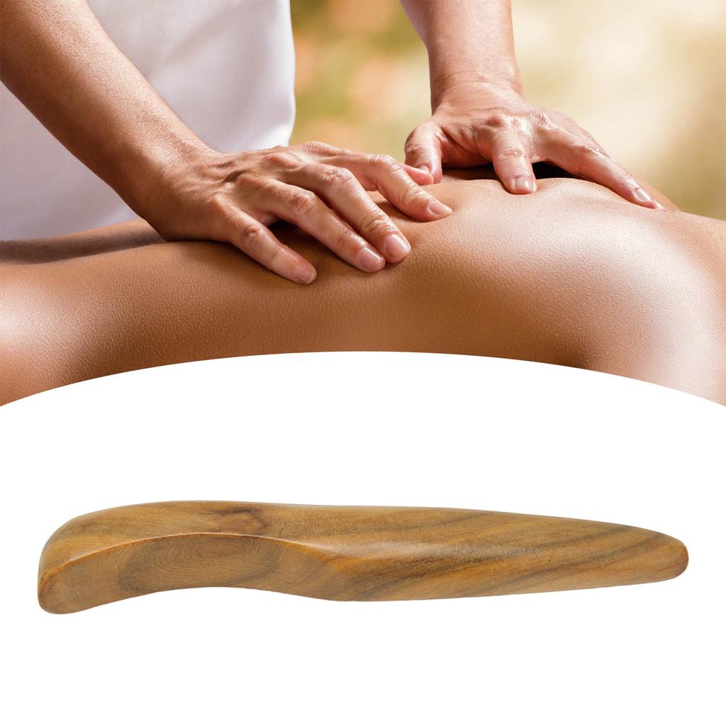 Gua Sha Stick Muscle Relaxing Stress Relief Professional Small Wooden Scraping Massage Tool for Whole Body