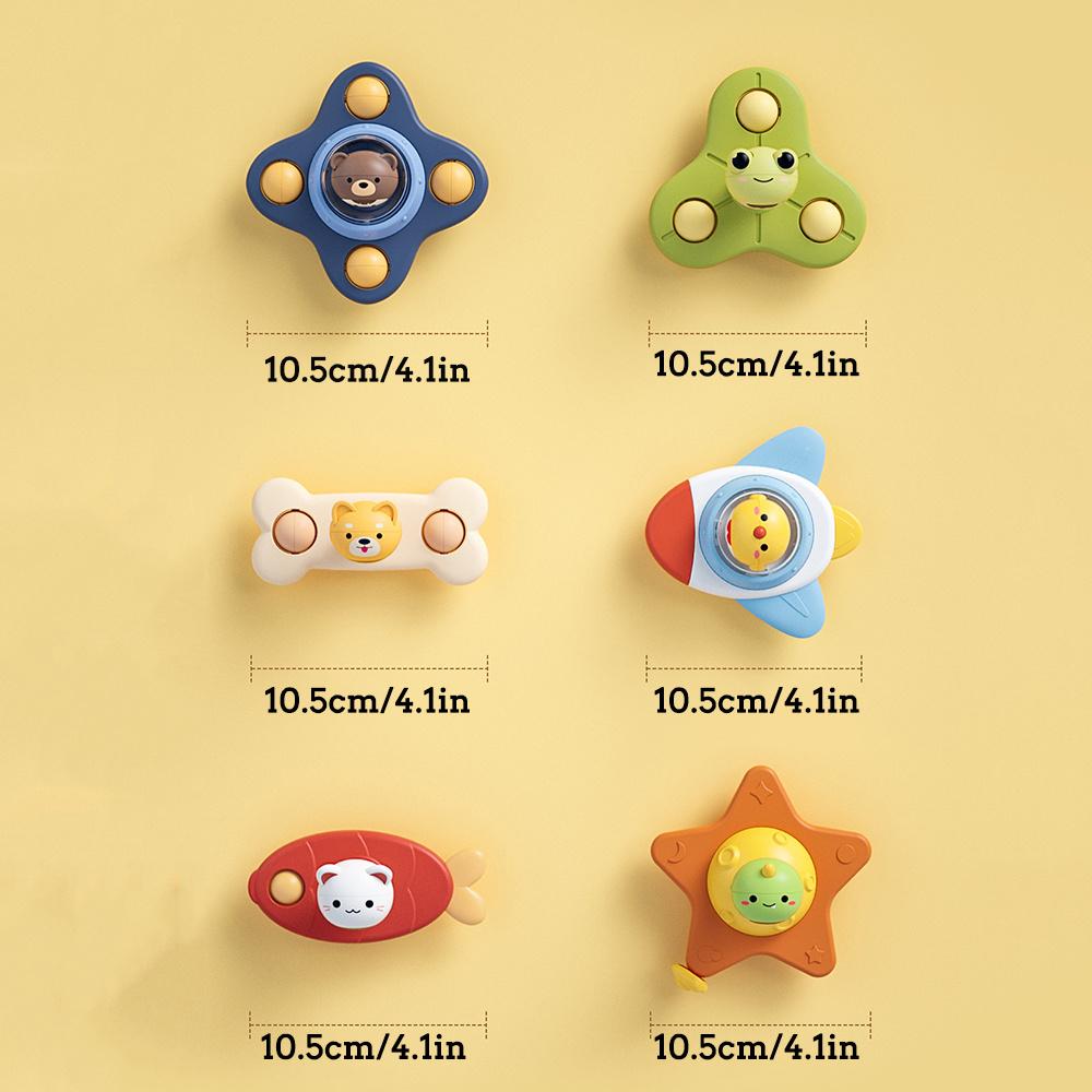 Baby Toys Suction Cup Spinner for Toddlers Montessori Spinner Sensory Toys, Montessori Fine Motor Skill Toys for Infant Toy Gift