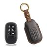 The New Retro Key Cover Is Suitable for The New Honda Accord Civic Handmade Leather Car Keychain.